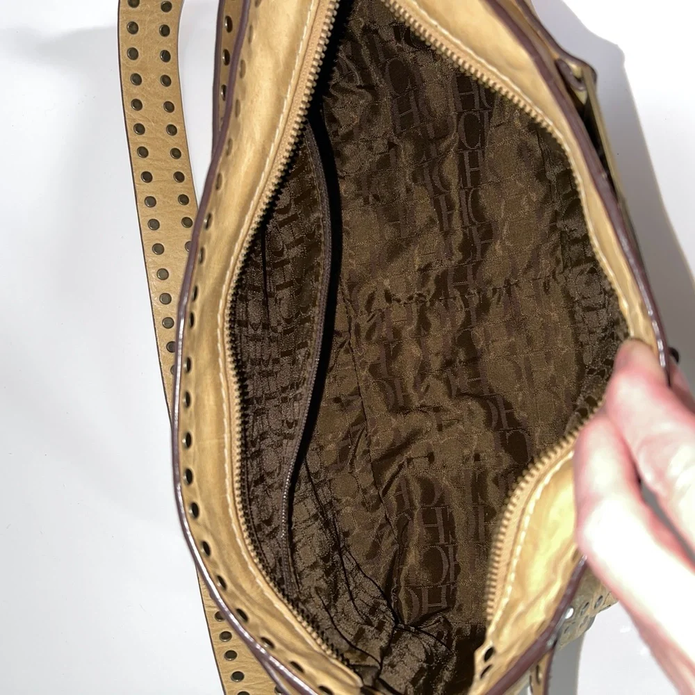 Carolina Herrera Studded Shoulder Bag - Picture 9 of 12